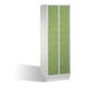 C+P Fächerschrank Classic auf Sockel 10 Fächer Front Resedagrün Korpus Lichtgrau