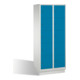 C+P Fächerschrank Classic auf Sockel 10 Fächer Front Lichtblau Korpus Lichtgrau-1