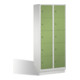 C+P Fächerschrank Classic auf Sockel 10 Fächer Front Resedagrün Korpus Lichtgrau-1