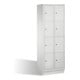 C+P Fächerschrank Classic auf Sockel 8 Fächer Front Lichtgrau Korpus Lichtgrau