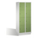 C+P Fächerschrank Classic auf Sockel 8 Fächer Front Resedagrün Korpus Lichtgrau-1