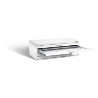 C+P Flachablageschrank Serie 7100_7200, H420xB1100xT765mm