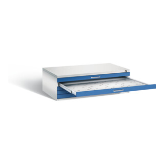 C+P Flachablageschrank Serie 7100_7200, H420xB1350xT960mm