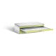 C+P Flachablageschrank Serie 7100_7200, H420xB1350xT960mm, Front Viridingrün, Korpus Lichtgrau (7200-000)