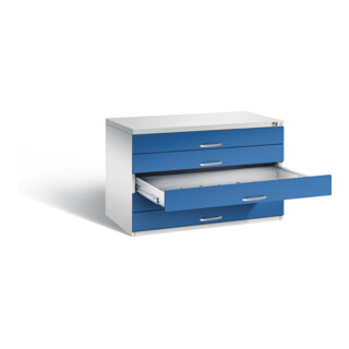 C+P Flachablageschrank Serie 7100_7200, H760xB1100xT765mm