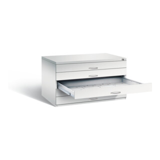 C+P Flachablageschrank Serie 7100_7200, H760xB1350xT960mm