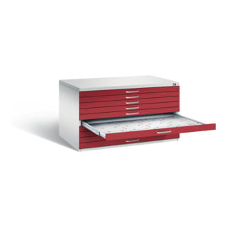 C+P Flachablageschrank Serie 7100_7200, H760xB1350xT960mm