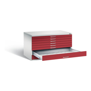 C+P Flachablageschrank Serie 7100_7200, H760xB1350xT960mm