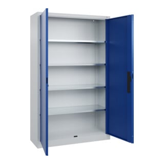 C+P Flügeltürenschrank Serie 89, 1950x1200x400mm, 7035/5010