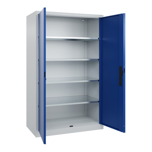C+P Flügeltürenschrank Serie 89, 1950x1200x600mm, 7035/5010