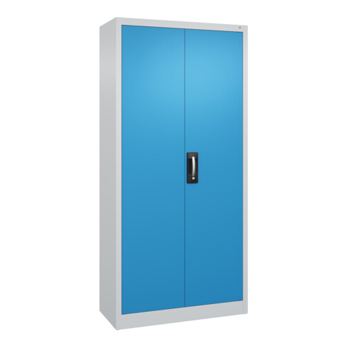 C+P Flügeltürenschrank Serie 89, 1950x930x400mm, 7035/5012