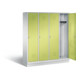 C+P Garderobenschrank Classic, H1800xB1590xT500mm, Front Viridingrün, Korpus Lichtgrau (8020-42)-1