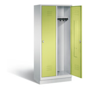 C+P Garderobenschrank Classic, H1800xB810xT500mm, Front Viridingrün, Korpus Lichtgrau (8020-22)