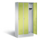 C+P Garderobenschrank Classic, H1800xB900xT500mm, Front Viridingrün, Korpus Lichtgrau (8020-30)-1
