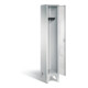 C+P Garderobenschrank Classic, H1850xB320xT500mm, Front Lichtgrau, Korpus Lichtgrau (8010-10)-1