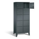 C+P Garderobenschrank Classic, H1850xB810xT500mm, Front Anthrazitgrau, Korpus Anthrazitgrau (8010-225)-1