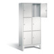 C+P Garderobenschrank Classic, H1850xB810xT500mm, Front Lichtgrau, Korpus Lichtgrau (8010-223)-1