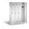 C+P Garderobenschrank Evolo, mit Sockel, 4 Abteile-1