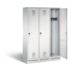 C+P Garderobenschrank Evolo, H1800xB1200xT500mm, Front Lichtgrau, Korpus Lichtgrau (48020-32)