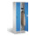 C+P Garderobenschrank Evolo, mit Sockel, 2 Abteile-2