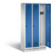 C+P Garderobenschrank Evolo, H1800xB900xT500mm, Front Enzianblau, Korpus Lichtgrau (48020-30)