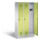 C+P Garderobenschrank Evolo, mit Sockel, 3 Abteile-1