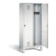C+P Garderobenschrank Evolo, H1850xB810xT500mm, Front Lichtgrau, Korpus Lichtgrau (48010-22)