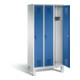 C+P Garderobenschrank Evolo, H1850xB900xT500mm, Front Enzianblau, Korpus Lichtgrau (48010-30)