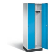 C+P Garderobenschrank Intro, H1950xB620xT490mm, Front Lichtblau, Korpus Lichtgrau (8170-201)