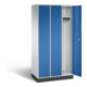 C+P Garderobenschrank Intro, H1950xB920xT490mm, Front Enzianblau, Korpus Lichtgrau (8170-301)-1