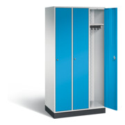 C+P Garderobenschrank Intro, H1950xB920xT490mm, Front Lichtblau, Korpus Lichtgrau (8170-301)