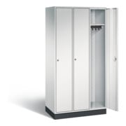 C+P Garderobenschrank Intro, H1950xB920xT490mm, Front Lichtgrau, Korpus Lichtgrau (8170-301)