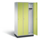 C+P Garderobenschrank Intro, H1950xB920xT490mm, Front Viridingrün, Korpus Lichtgrau (8170-301)-1