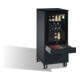 C+P Kühlschrank-Caddy Asisto für Cappuccino- und Espresso-Tassen, H1150xB500xT600mm Schwarzgrau-1