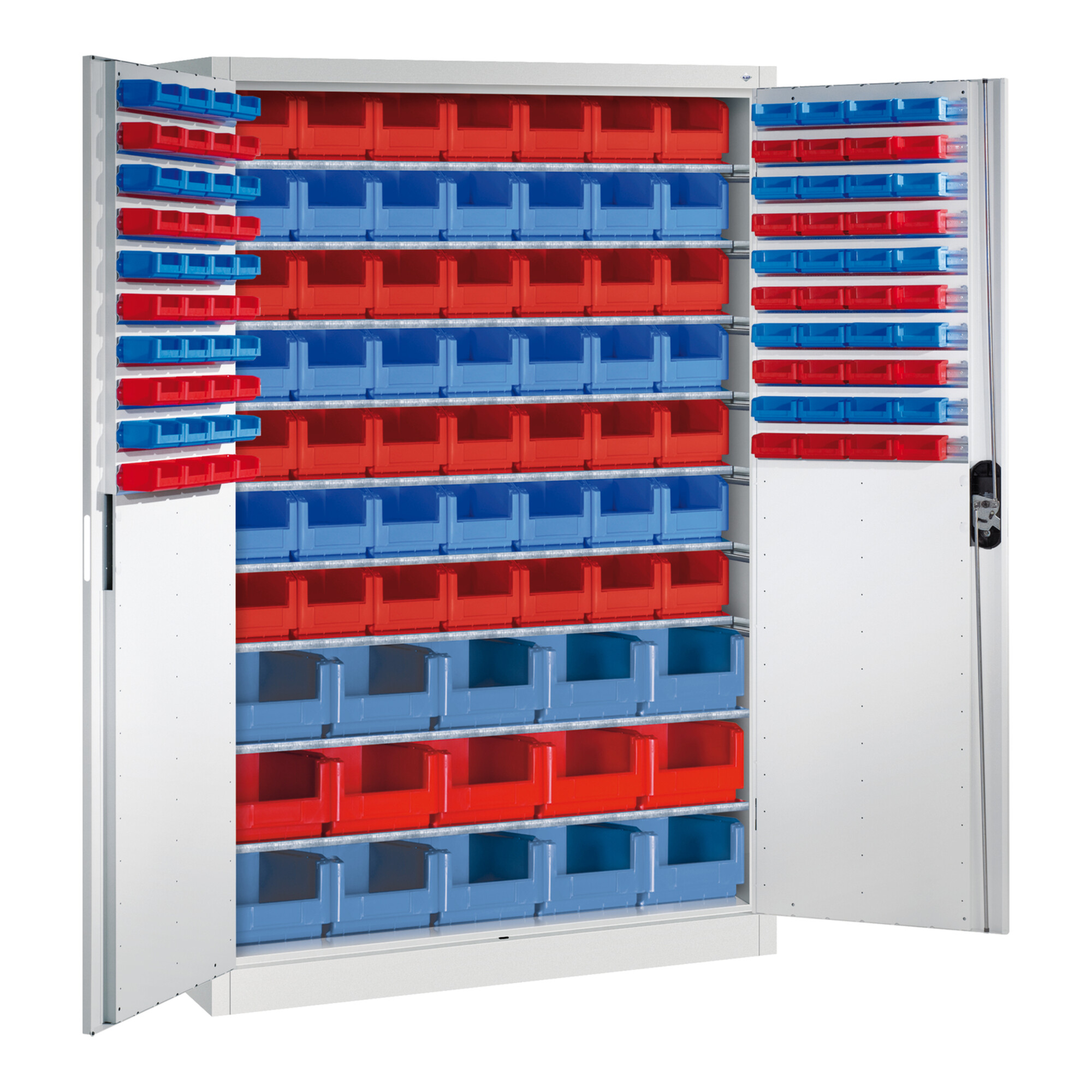 C+P Magazinschrank Acurado, 1950x1200x500mm, 7035/7035 ; C + P Möbelsysteme