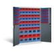 C+P Magazinschrank Acurado, H1950xB1200xT500mm, Front Anthrazitgrau, Korpus Lichtgrau (8931-502)-1