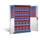 C+P Magazinschrank Acurado, H1950xB1200xT500mm, Front Lichtgrau, Korpus Anthrazitgrau (8931-502)-1