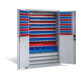 C+P Magazinschrank Acurado, H1950xB1200xT500mm, Front Lichtgrau, Korpus Lichtgrau (8931-501)-1