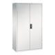 C+P Magazinschrank mit 83 Sichtlagerkästen und 3 Schubladen, H1950xB1100xT535mm Front Lichtgrau Korpus Lichtgrau
