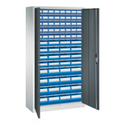 C+P Magazinschrank Serie 13, 1980x1000x420mm, 7035/7016
