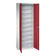 C+P Magazinschrank Serie 13, 1980x700x300mm, 7035/3003-1