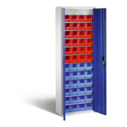 C+P Magazinschrank Serie 13, 1980x700x300mm, 7035/5010