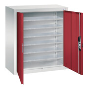 C+P Magazinschrank Serie 13, 830x700x300mm, 7035/3003