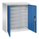 C+P Magazinschrank Serie 13, 830x700x300mm, 7035/5010-1