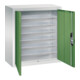 C+P Magazinschrank Serie 13, 830x700x300mm, 7035/6011-1