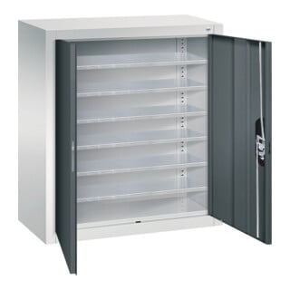 C+P Magazinschrank Serie 13, 830x700x300mm, 7035/7016
