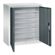C+P Magazinschrank Serie 13, 830x700x300mm, 7035/7016
