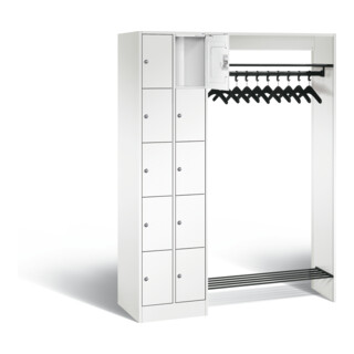 C+P Offene Garderobe Serie 8070, H1950xB1410xT480mm