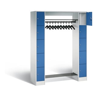 C+P Offene Garderobe Serie 8070, H1950xB1430xT480mm
