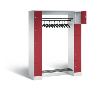 C+P Offene Garderobe Serie 8070, H1950xB1430xT480mm